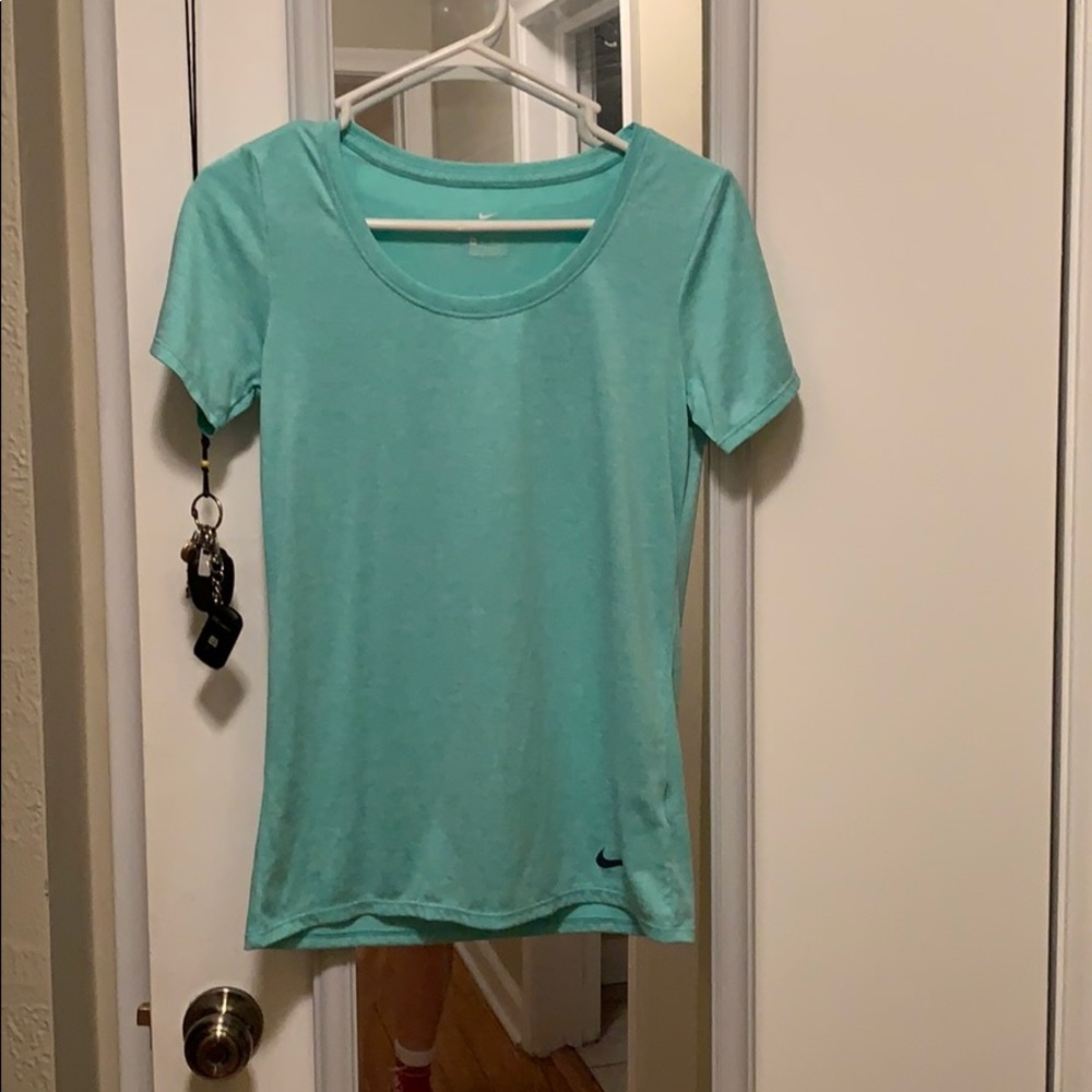 Teal Nike shirt
